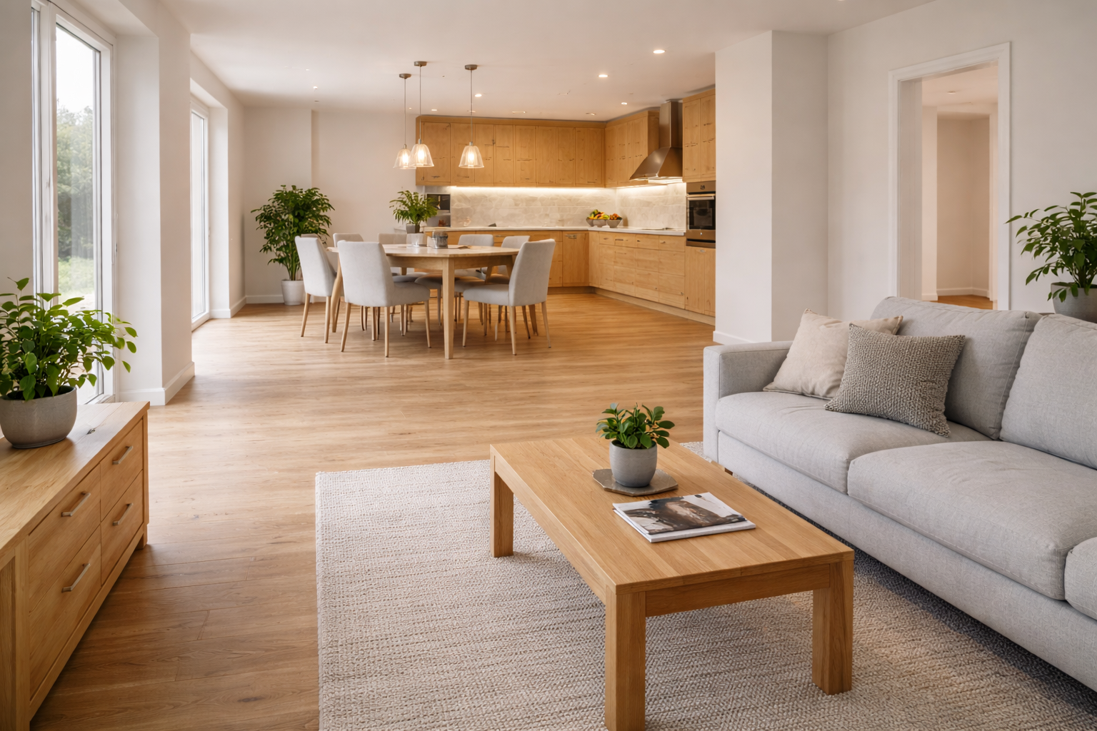 Transformation intérieure complète d’une habitation résidentielle