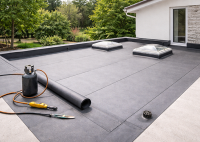 Étanchéité de toiture plate